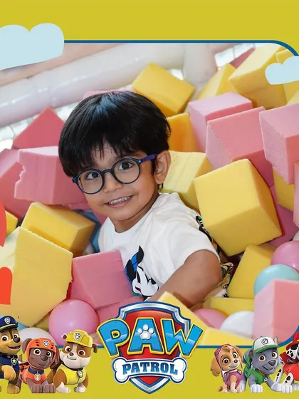 No job is too big, no pup is too small for a Paw Patrol party. This little one had a blast celebrating with his favorite rescue pups in our foam pit. We can bring any popular theme to life.