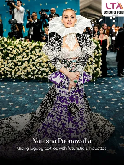 Natasha Poonawalla consistently mixes legacy textiles with futuristic silhouettes. Her Met Gala look is a prime example of how to push boundaries and create a unique style narrative.