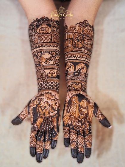 A heartwarming design featuring a portrait of the bride with her mother and father. It's a beautiful way to honor the most important people in her life as she begins her new journey.