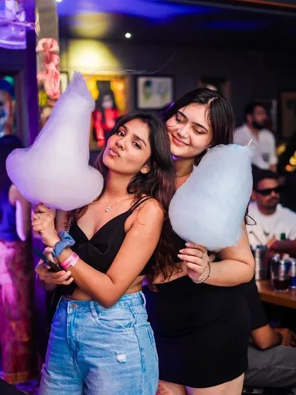 It's the small details that make a night special. At my Tease Tuesday events, we even have free cotton candy for the ladies, adding a fun, unique touch to the party.
