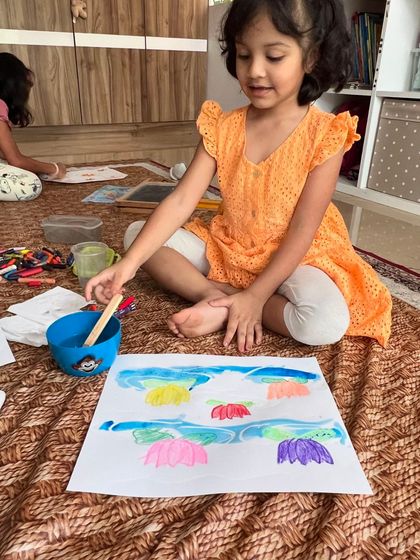 Little Creatives Club - Kids' Art Classes & Workshops Creative Crafting Corner photo 23