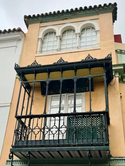 The intricate ironwork on a balcony in Spain. Details like this are a testament to how beauty can last through the ages. These are the small but significant elements that I capture on my travels and bring back as inspiration for my projects.