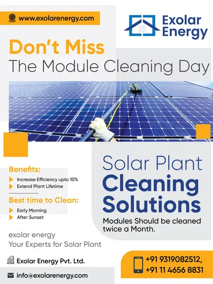 To keep your system at peak performance, regular cleaning is essential. Our solar panel cleaning service can increase your energy output by up to 10% and extend the plant's lifetime, ensuring you get the best return on your investment.