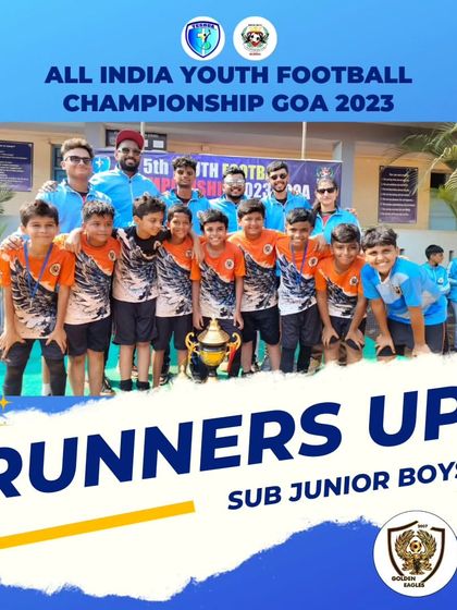A hard-fought tournament in Goa. Our junior boys secured the runners-up position at the All India Youth Football Championship, showing great determination against tough competition.