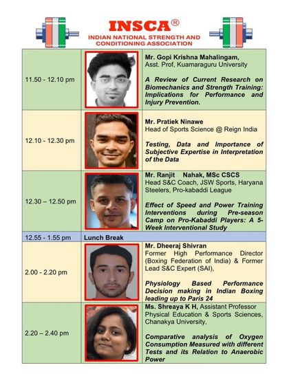 An honor to be invited to speak at the National Strength and Conditioning Conference. I shared my work on speed and power training interventions for Pro-Kabaddi players, aiming to push the sport forward.