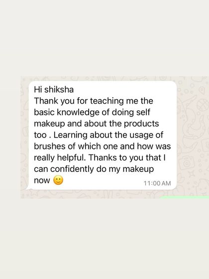 Shikha Agarwal - Personal Self-Makeup Classes Hear From My Students photo 32