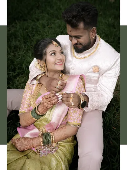 An engagement shoot is about celebrating the promise of a future together. This photo captures that feeling of sweet anticipation and affection in a classic, romantic portrait.