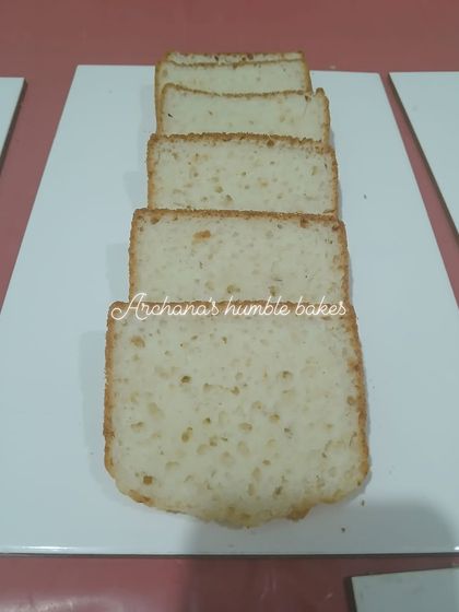 Perfect, evenly sliced sandwich bread, baked without any yeast. It's ideal for making healthy tiffins and breakfasts for your family.