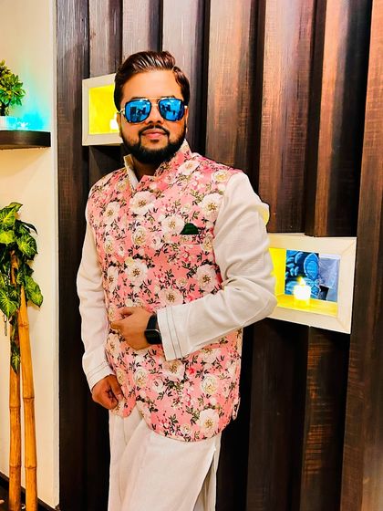 Indian festivals remind us of our history and pride. A photo of me in a beautiful floral jacket and ethnic wear, celebrating the festival of lights, Diwali.