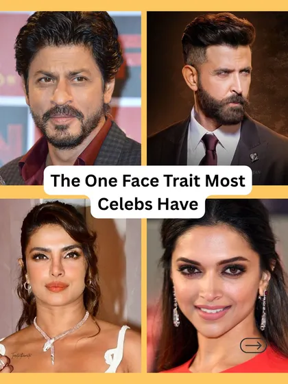 Have you ever noticed that many famous people, like the celebrities shown here, share a similar facial trait? This is no coincidence. In face reading, certain features are clear indicators of success, fame, and public recognition.