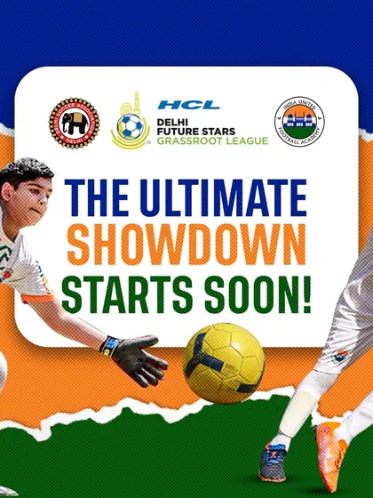 The ultimate showdown is about to begin. This graphic captures the competitive spirit of the league, where young players get to experience the excitement of a major tournament.