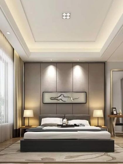 Interiors Bangalore - Full Home Interior Design Serene Master & Guest Bedrooms photo 15