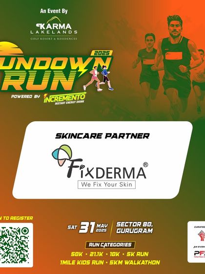 Welcoming Fixderma as the Skincare Partner for the Sundown Run 2025.