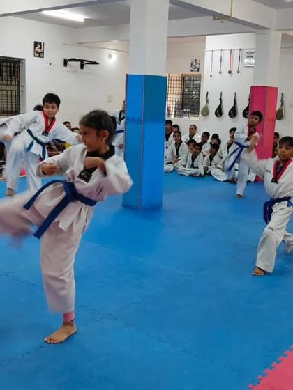 CTA Taekwondo & Fitness Clubs - Taekwondo for Kids & Teenagers Dynamic Kicking & Sparring Drills photo 49