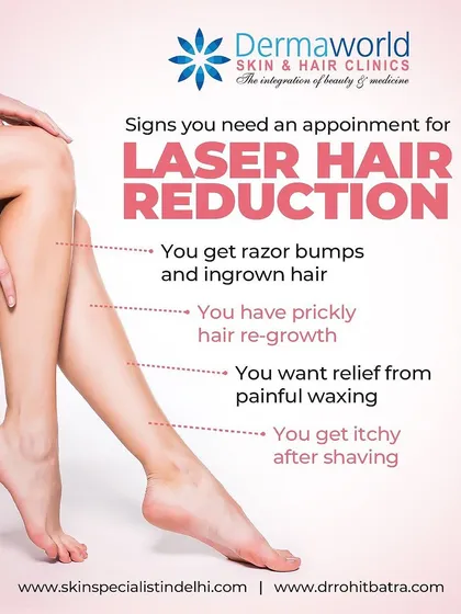 If you're dealing with constant razor bumps, ingrown hairs, or that prickly feeling of regrowth, it might be time to consider a better solution. These are common signs that traditional hair removal methods aren't working for you. Laser hair reduction can provide lasting relief from these issues.