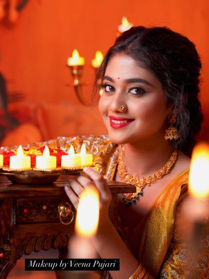 Veena Pujari - Bridal Makeup and Hairstyling Celebrations & Festive Glam photo 14
