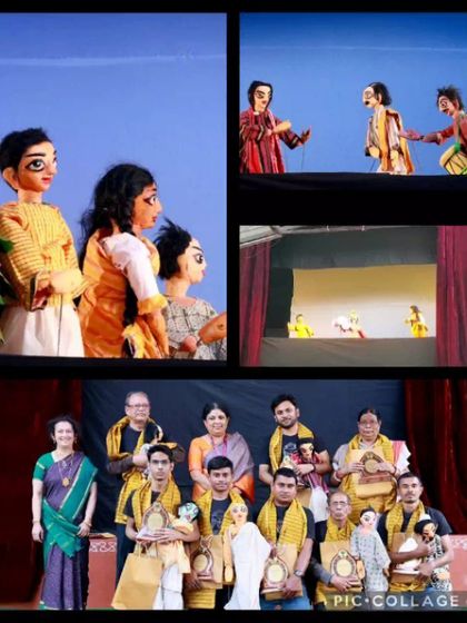 Scenes from the Dhaatu International Puppet Festival, showcasing different styles of puppetry and the artists who practice them. Our festival is a confluence of traditions from across India.
