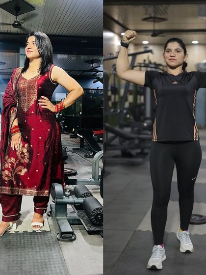 My two looks: traditional and gym wear. Fitness is a part of my lifestyle, but it doesn't define my entire identity.