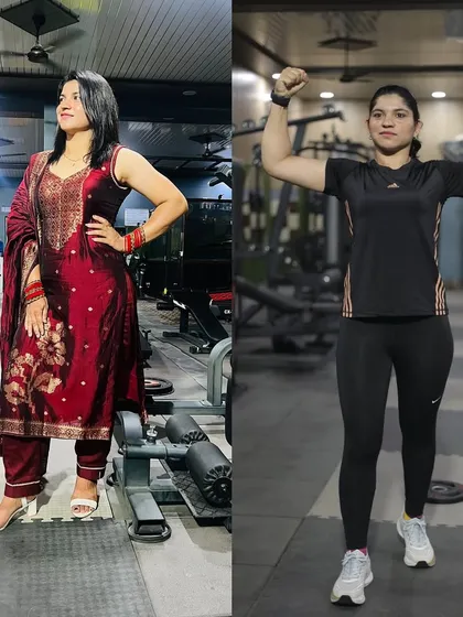 My two looks: traditional and gym wear. Fitness is a part of my lifestyle, but it doesn't define my entire identity.