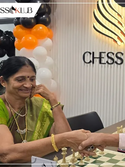 Chess is a game for all ages, and our community reflects that. This handshake over the board at our JP Nagar grand opening shows the sportsmanship and connection that brings our members together.
