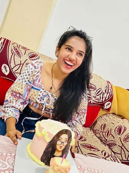 Another happy client photo. We love seeing our cakes become a part of your celebrations.