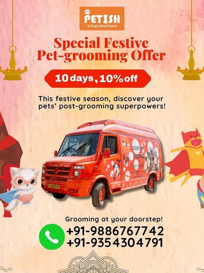 Petish Grooming - Mobile Grooming for Dogs & Cats Special Offers & Festive Deals photo 15