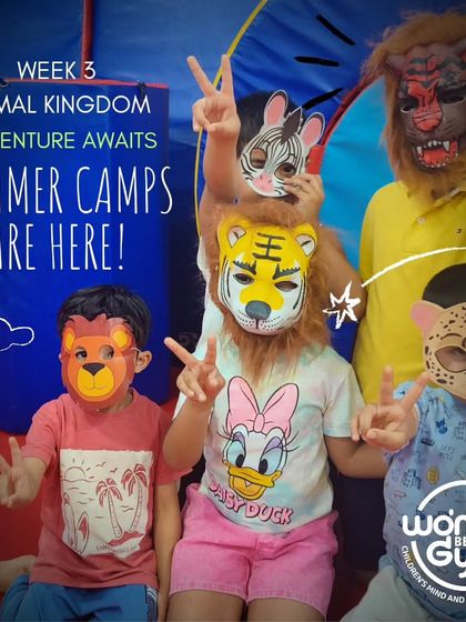 A poster for our "Animal Kingdom" themed summer camp week.