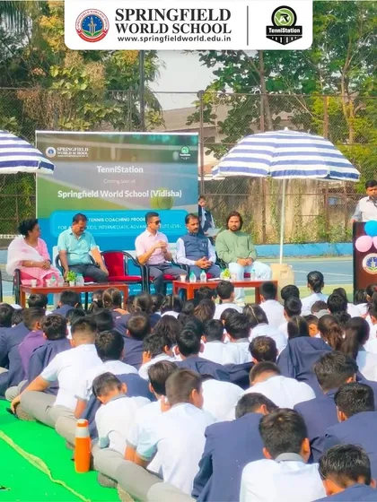 A great turnout for the inauguration of our TenniStation program at Springfield World School, Vidisha. We are excited to bring our coaching philosophy to a new community of aspiring players.