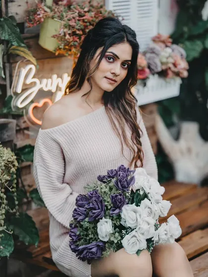 While I design the world your event lives in, my ultimate goal is to capture you in it. This is an example of my portrait photography, focusing on capturing natural expressions and candid moments against the beautiful backdrops we create together.
