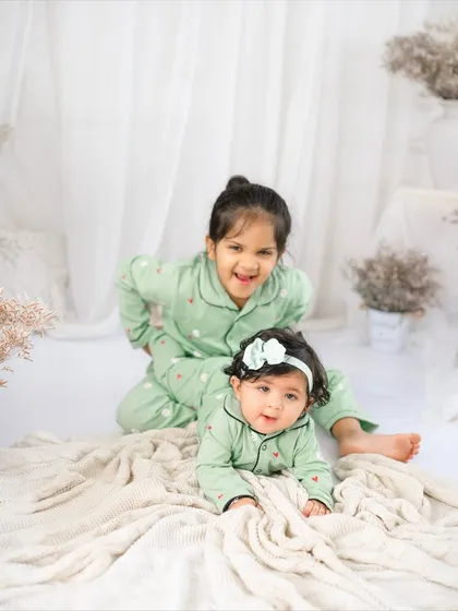 The best of friends. Capturing the giggles and connection between siblings is one of my favorite things. A cozy pajama party theme like this makes for such fun and natural sibling photos.