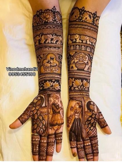 Vinod Mehandi Art - Bridal Mehendi Storytelling & Portrait Mehendi photo 27