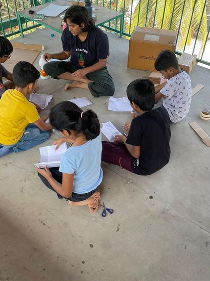 Svadhyaya - Creative & Performing Arts Sustainable Art: From Pulp to Pigment photo 9