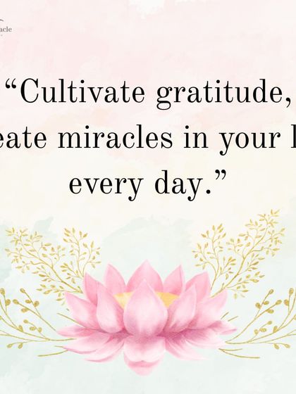 Gratitude is a miracle creator. This quote encourages you to pause and cultivate gratitude, as it has the power to transform ordinary moments into blessings.