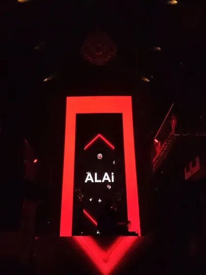 This is ALAi, my alter ego for the deeper, more hypnotic side of electronic music. This shot captures the essence of an ALAi showcase, with immersive visuals and a focus on progressive, melodic techno.