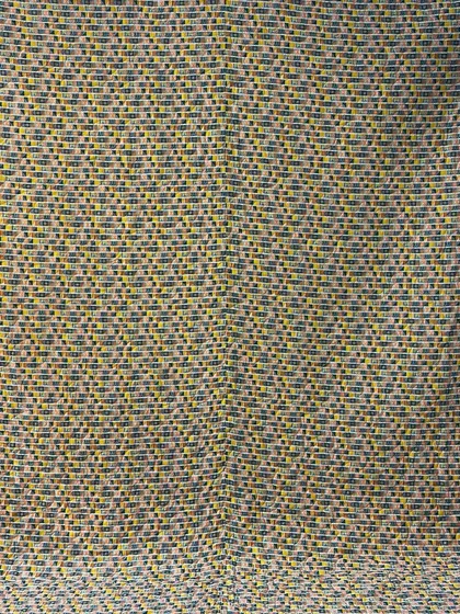 The patterned backing fabric for the peach-toned quilt.
