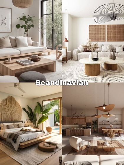 Scandinavian design is all about simplicity, functionality, and a connection to nature. This style features clean lines, neutral color palettes, light woods, and a focus on creating a cozy, uncluttered atmosphere.
