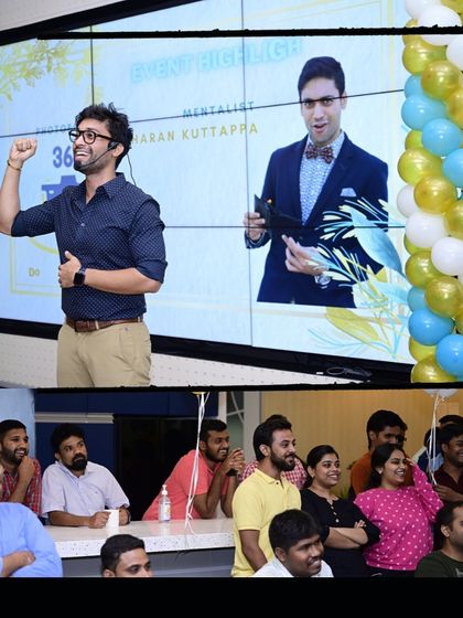 Sharan Kuttappa - Stage Magic & Mentalism Corporate Events: Energizing Your Team photo 39