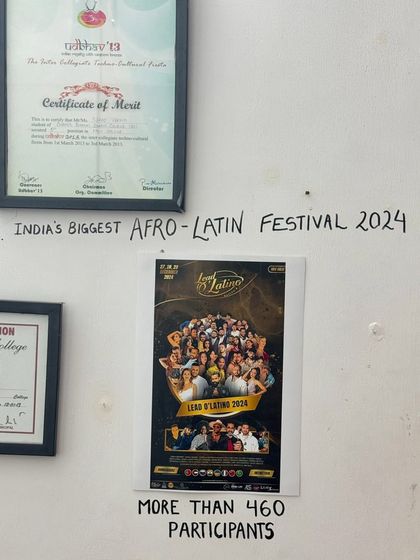 From a vision wall to reality. This post is a moment of gratitude for my journey and for everyone who has been a part of making my dream of hosting India's biggest Afro-Latin festival come true.