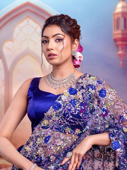 This look is all about elegance and grace, proving you don't need high-end products to achieve a high-end result.