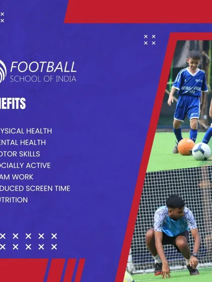 Our program is designed for holistic development, offering benefits far beyond the pitch. We focus on improving physical and mental health, motor skills, teamwork, and nutrition, ensuring a well-rounded growth for every child.