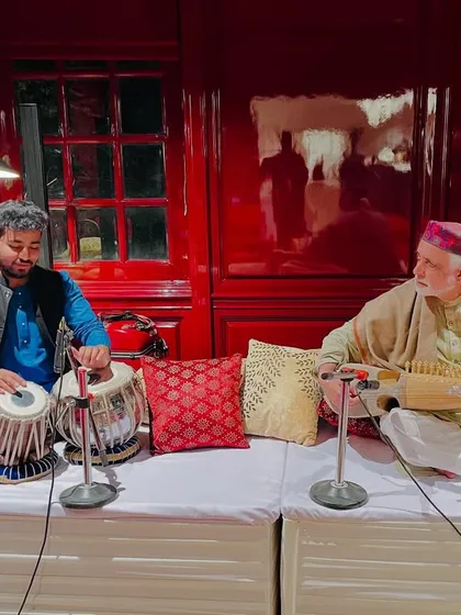 Sharing the stage with the amazing Rabab maestro from Germany, Ustad Daud Khansahab ji.