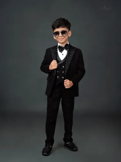 It's not just about babies! We love capturing the growing personalities of older kids too, with stylish and fun portraits that let their unique character shine.