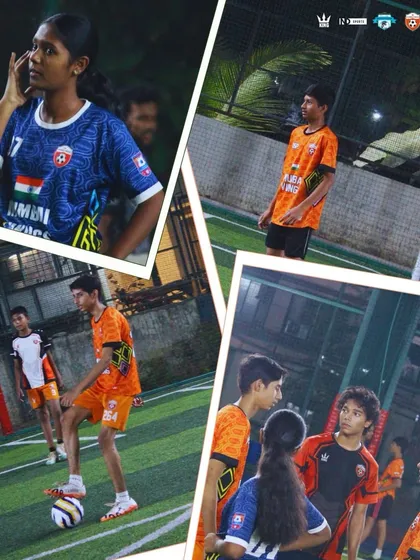 A mix of boys and girls training together, all pushing each other to hustle hard and own the game.