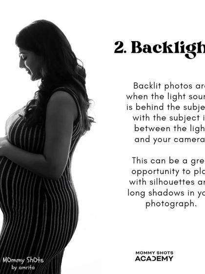 A demonstration of backlighting to create beautiful silhouettes and play with shadows.