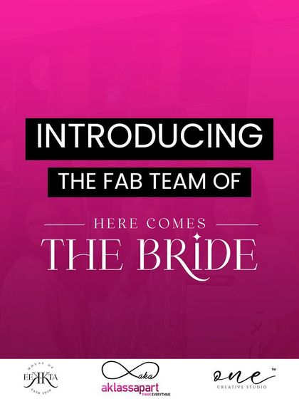 The official introduction for the fab team behind 'Here Comes The Bride'.