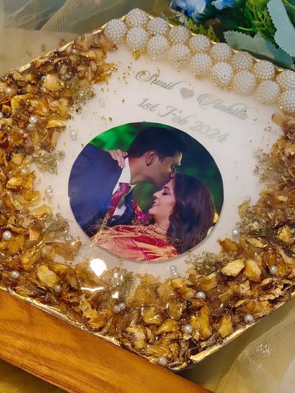 Flicker Colors - Keepsake & Memory Preservation Wedding Varmala Frames: Your Story, Encased Forever photo 45