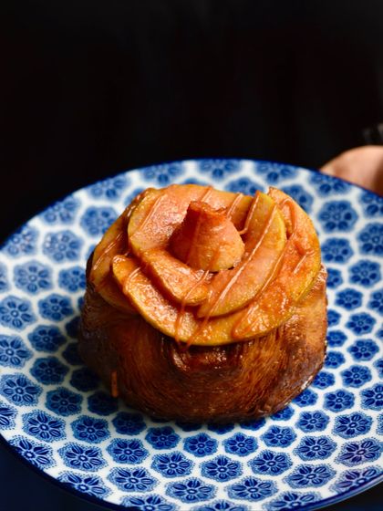 Our Guava Kouign Amann, a weekend special that plays with sweet, spicy, and fruity notes. The laminated pastry is perfectly caramelised for a satisfying crunch.