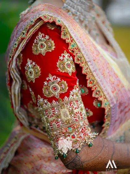 Blouse House by Mahitha Prasad - Custom Blouse Design & Embroidery The Velvet & Brocade Collection: A Royal Affair photo 3