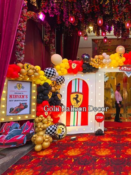 Golu Balloon Decor - Baby Celebration Decor First Birthday Spectacles photo 10