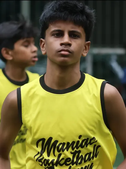 The focused look of a young Maniac. The hardest challenges create the strongest players, and we teach them to embrace intensity.